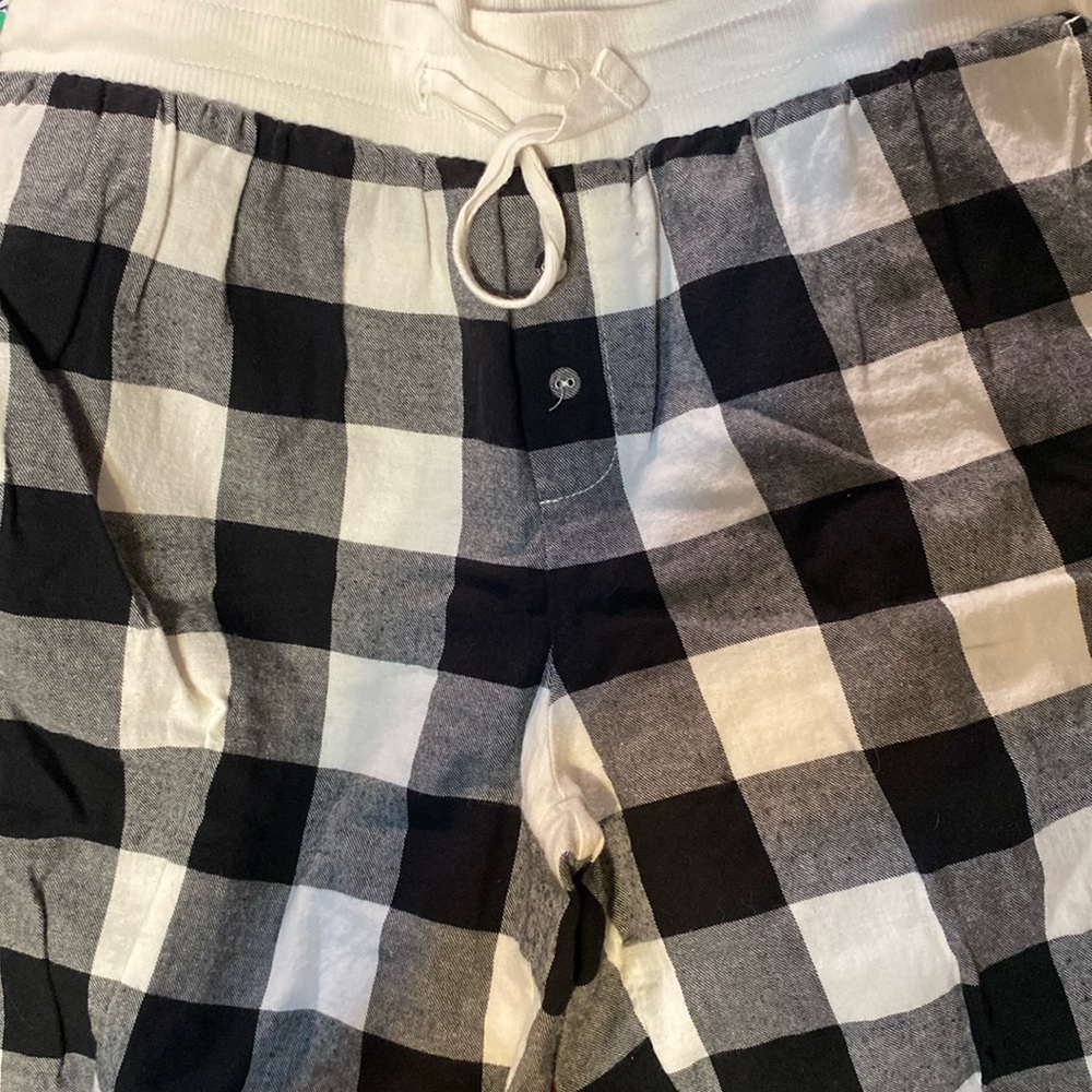Plaid pajama pants